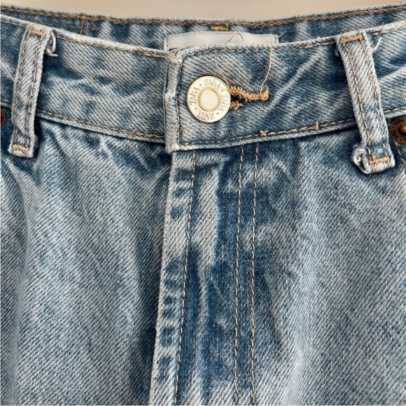 Zara TRF Ripped wide leg jeans size 6 - Picture 12 of 13